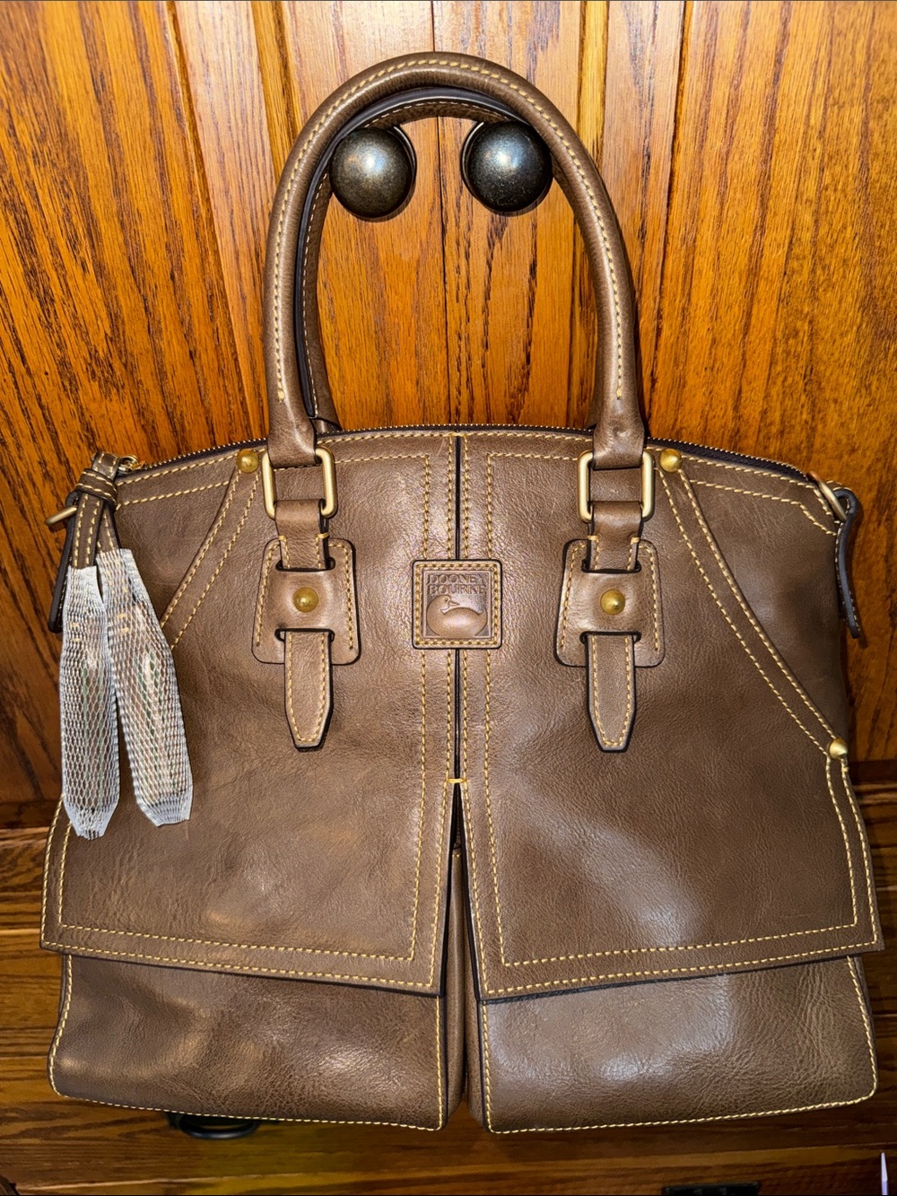 Dooney & Bourke Florentine Clayton in Elephant with strap - Picture 12 of 16